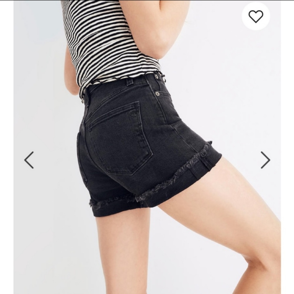 Madewell Button Fly High Waisted Shorts Sz26